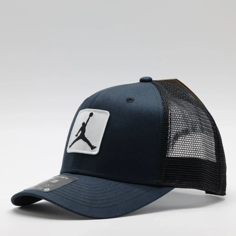 Jordan Rise Adjustable Fit Breathable Structured Hat Black/Navy Unisex‎ Size M/L